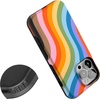 image:imageCasely iPhone 13 Pro Case  Find Your Muse  Frida Kahlo Portrait  Bold Protective Design  Compatible with MagSafeLove for All  Rainbow Pride
