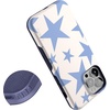 image:imageCasely iPhone 13 Pro Case  Find Your Muse  Frida Kahlo Portrait  Bold Protective Design  Compatible with MagSafeStars Align  Blue  White Stars