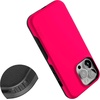 image:imageCasely iPhone 13 Pro Case  Find Your Muse  Frida Kahlo Portrait  Bold Protective Design  Compatible with MagSafeThink Pink  Solid Neon Pink