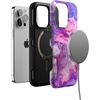 image:imageCasely iPhone 13 Pro Case  Find Your Muse  Frida Kahlo Portrait  Bold Protective Design  Compatible with MagSafeTie Dying Over You  Purple Marble