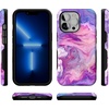 image:imageCasely iPhone 13 Pro Case  Find Your Muse  Frida Kahlo Portrait  Bold Protective Design  Compatible with MagSafeTie Dying Over You  Purple Marble
