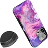 image:imageCasely iPhone 13 Pro Case  Find Your Muse  Frida Kahlo Portrait  Bold Protective Design  Compatible with MagSafeTie Dying Over You  Purple Marble