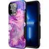 image:imageCasely iPhone 13 Pro Case  Find Your Muse  Frida Kahlo Portrait  Bold Protective Design  Compatible with MagSafeTie Dying Over You  Purple Marble