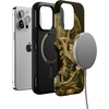 image:imageCasely iPhone 13 Pro Case  Find Your Muse  Frida Kahlo Portrait  Bold Protective Design  Compatible with MagSafeVan Gogh  Skull of a Skeleton with Burning Cig
