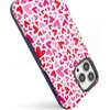 image:imageCasely iPhone 13 Pro Case  Find Your Muse  Frida Kahlo Portrait  Bold Protective Design  Compatible with MagSafeXOXO  Pink Candy Hearts