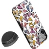image:imageCasely iPhone 13 Pro Max Case  All the Fun Things  Fun on Weekdays  Bold Protective Design  Compatible with MagSafeFree Spirit  Rainbow Butterfly