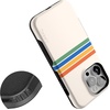 image:imageCasely iPhone 13 Pro Max Case  All the Fun Things  Fun on Weekdays  Bold Protective Design  Compatible with MagSafeTotally Groovy  Rainbow Stripes