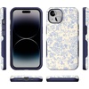 image:imageCasely iPhone 14 Case  Monets Bridge  The Met Museum  Bold Protective Design  Compatible with MagSafeCupids Canvas  Periwinkle Floral