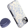 image:imageCasely iPhone 14 Case  Monets Bridge  The Met Museum  Bold Protective Design  Compatible with MagSafeCupids Canvas  Periwinkle Floral