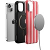 image:imageCasely iPhone 14 Case  Monets Bridge  The Met Museum  Bold Protective Design  Compatible with MagSafeEast Coast Summer  Red Stripes