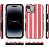 image:imageCasely iPhone 14 Case  Monets Bridge  The Met Museum  Bold Protective Design  Compatible with MagSafeEast Coast Summer  Red Stripes