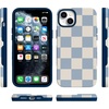 image:imageCasely iPhone 14 Case  Monets Bridge  The Met Museum  Bold Protective Design  Compatible with MagSafeFit Check  Light Blue Checkerboard