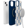 image:imageCasely iPhone 14 Case  Monets Bridge  The Met Museum  Bold Protective Design  Compatible with MagSafeFit Check  Light Blue Checkerboard
