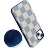 image:imageCasely iPhone 14 Case  Monets Bridge  The Met Museum  Bold Protective Design  Compatible with MagSafeFit Check  Light Blue Checkerboard