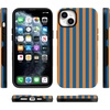 image:imageCasely iPhone 14 Case  Monets Bridge  The Met Museum  Bold Protective Design  Compatible with MagSafeGo New York  Blue  Orange Stripes