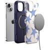 image:imageCasely iPhone 14 Case  Monets Bridge  The Met Museum  Bold Protective Design  Compatible with MagSafeStars Align  Blue  White Stars