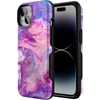 image:imageCasely iPhone 14 Case  Monets Bridge  The Met Museum  Bold Protective Design  Compatible with MagSafeTie Dying Over You  Purple Marble