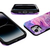 image:imageCasely iPhone 14 Case  Monets Bridge  The Met Museum  Bold Protective Design  Compatible with MagSafeTie Dying Over You  Purple Marble