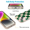 image:imageCasely iPhone 14 Case  Monets View  The Met Museum  Compatible with MagSafe  Classic Ultra Slim DesignFit Check  Green Checkerboard
