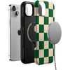 image:imageCasely iPhone 14 Plus Case  Monets Bridge  The Met Museum  Bold Protective Design  Compatible with MagSafeFit Check  Green Checkerboard