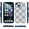 image:imageCasely iPhone 14 Plus Case  Monets Bridge  The Met Museum  Bold Protective Design  Compatible with MagSafeFit Check  Light Blue Checkerboard