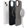 image:imageCasely iPhone 14 Plus Case  Monets Bridge  The Met Museum  Bold Protective Design  Compatible with MagSafeGo New York  Blue  Orange Stripes