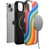 image:imageCasely iPhone 14 Plus Case  Monets Bridge  The Met Museum  Bold Protective Design  Compatible with MagSafeLove for All  Rainbow Pride