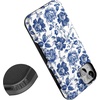 image:imageCasely iPhone 14 Plus Case  Monets Bridge  The Met Museum  Bold Protective Design  Compatible with MagSafeRose to Fame  Blue  White Rose Floral