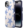 image:imageCasely iPhone 14 Plus Case  Monets Bridge  The Met Museum  Bold Protective Design  Compatible with MagSafeStars Align  Blue  White Stars