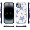image:imageCasely iPhone 14 Plus Case  Monets Bridge  The Met Museum  Bold Protective Design  Compatible with MagSafeStars Align  Blue  White Stars