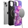 image:imageCasely iPhone 14 Plus Case  Monets Bridge  The Met Museum  Bold Protective Design  Compatible with MagSafeTie Dying Over You Purple Marble