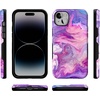 image:imageCasely iPhone 14 Plus Case  Monets Bridge  The Met Museum  Bold Protective Design  Compatible with MagSafeTie Dying Over You Purple Marble