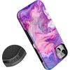 image:imageCasely iPhone 14 Plus Case  Monets Bridge  The Met Museum  Bold Protective Design  Compatible with MagSafeTie Dying Over You Purple Marble