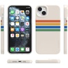 image:imageCasely iPhone 14 Plus Case  Monets Bridge  The Met Museum  Compatible with MagSafe  Classic Ultra Slim DesignTotally Groovy  Rainbow Stripes Color Block