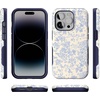 image:imageCasely iPhone 14 Pro Case  Monets Bridge  The Met Museum  Bold Protective Design  Compatible with MagSafeCupids Canvas  Periwinkle Floral