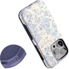 image:imageCasely iPhone 14 Pro Case  Monets Bridge  The Met Museum  Bold Protective Design  Compatible with MagSafeCupids Canvas  Periwinkle Floral