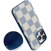 image:imageCasely iPhone 14 Pro Case  Monets Bridge  The Met Museum  Bold Protective Design  Compatible with MagSafeFit Check  Light Blue Checkerboard