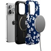 image:imageCasely iPhone 14 Pro Case  Monets Bridge  The Met Museum  Bold Protective Design  Compatible with MagSafeFloral Forest  Navy Cherry Blossom