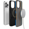 image:imageCasely iPhone 14 Pro Case  Monets Bridge  The Met Museum  Bold Protective Design  Compatible with MagSafeGo New York  Blue  Orange Stripes