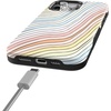 image:imageCasely iPhone 14 Pro Case  Monets Bridge  The Met Museum  Bold Protective Design  Compatible with MagSafeRide The Wave  Pastel Rainbow Lined