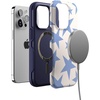 image:imageCasely iPhone 14 Pro Case  Monets Bridge  The Met Museum  Bold Protective Design  Compatible with MagSafeStars Align  Blue  White Stars