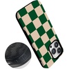 image:imageCasely iPhone 14 Pro Max Case  Monets Bridge  The Met Museum  Bold Protective Design  Compatible with MagSafeFit Check  Green Checkerboard