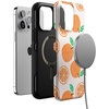 image:imageCasely iPhone 14 Pro Max Case  Monets Bridge  The Met Museum  Bold Protective Design  Compatible with MagSafeMain Squeeze  Orange Stamped