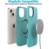image:imageCasely iPhone 15 Plus Case  Monets View  The Met Museum  Bold Protective Design  Compatible with MagSafeAquamarine  Ocean Blue Shimmer Glitter