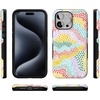 image:imageCasely iPhone 15 Pro Case  Monets Bridge  The Met Museum  Bold Protective Design  Compatible with MagSafeColor Me Happy  Pattern Colorblock