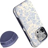 image:imageCasely iPhone 15 Pro Case  Monets Bridge  The Met Museum  Bold Protective Design  Compatible with MagSafeCupids Canvas  Periwinkle Floral