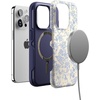 image:imageCasely iPhone 15 Pro Case  Monets Bridge  The Met Museum  Bold Protective Design  Compatible with MagSafeCupids Canvas  Periwinkle Floral