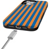 image:imageCasely iPhone 15 Pro Case  Monets Bridge  The Met Museum  Bold Protective Design  Compatible with MagSafeGo New York  Blue  Orange Stripes