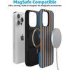 image:imageCasely iPhone 15 Pro Case  Monets Bridge  The Met Museum  Bold Protective Design  Compatible with MagSafeGo New York  Blue  Orange Stripes