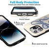 image:imageCasely iPhone 15 Pro Case  Monets Bridge  The Met Museum  Bold Protective Design  Compatible with MagSafeHeartstrings  Blue Bow